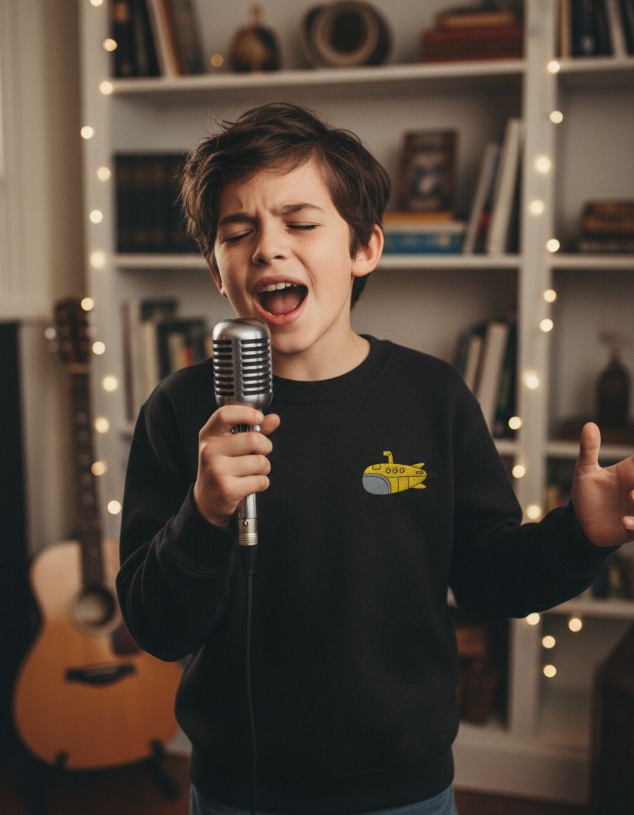 Sudadera Infantil Yellow Beat - BüBe