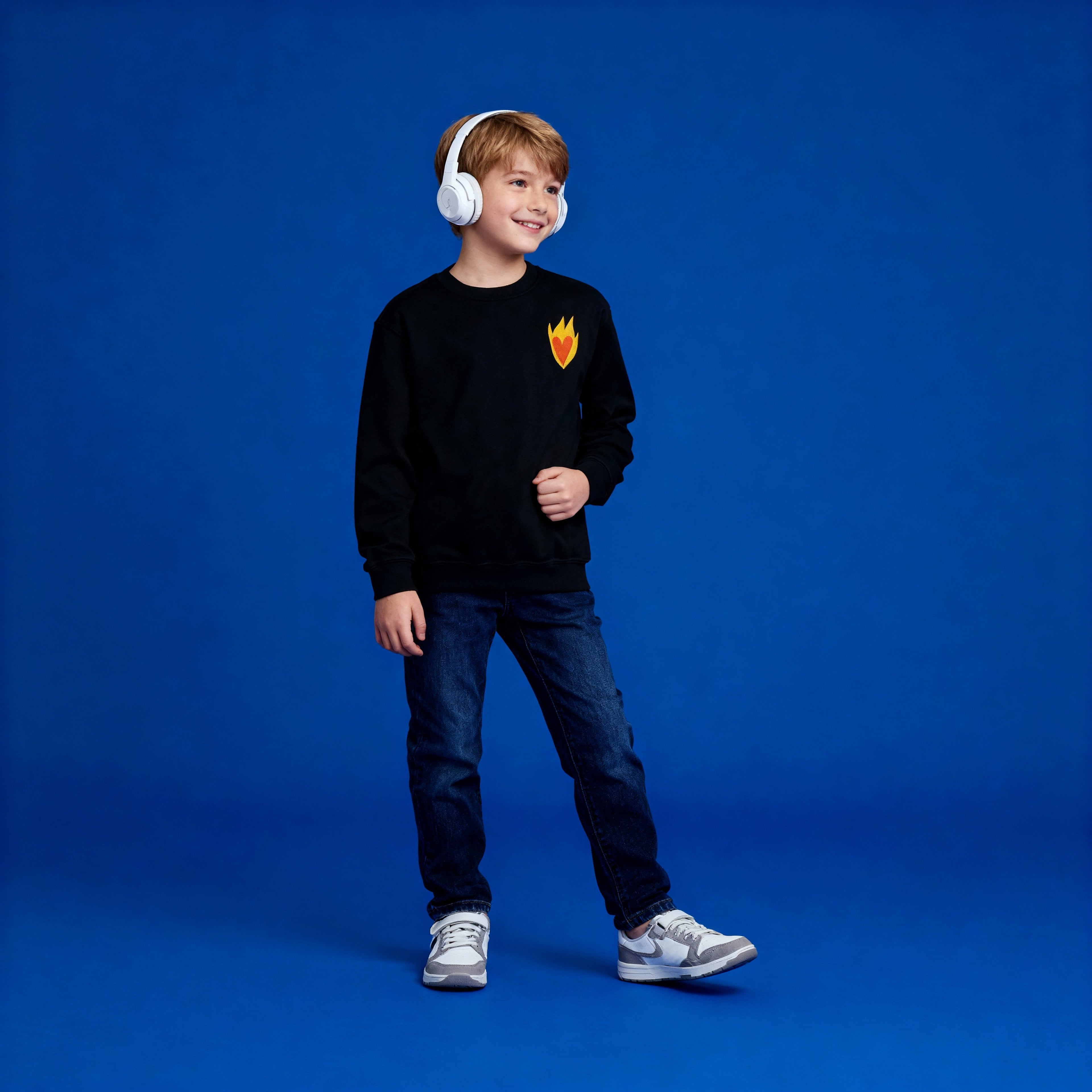 Sudadera Infantil Corazón - Bordado BüBe