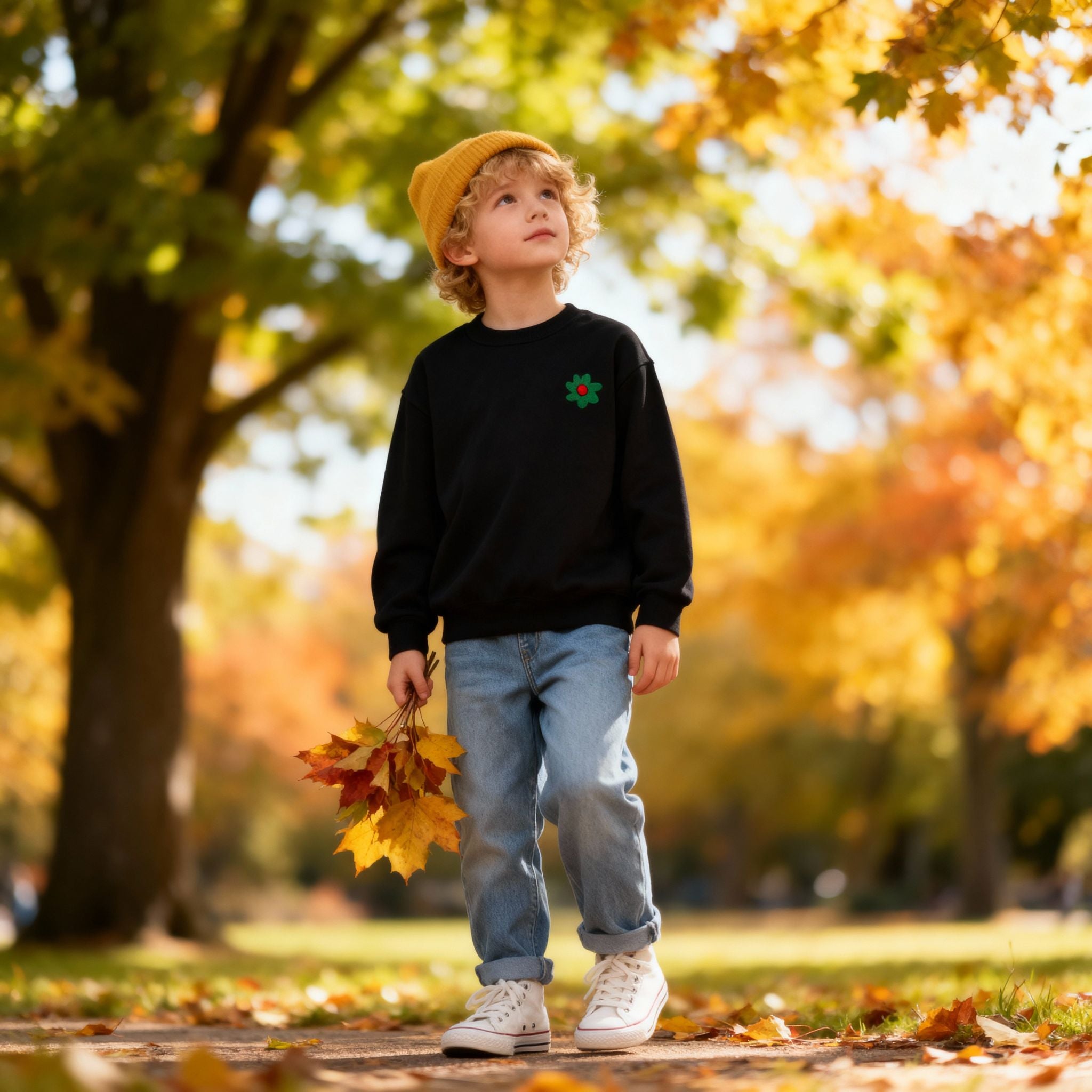 Sudadera Infantil Núcleo Verde BüBe Kids