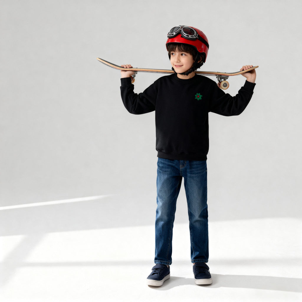 Sudadera Infantil Núcleo Verde BüBe Kids