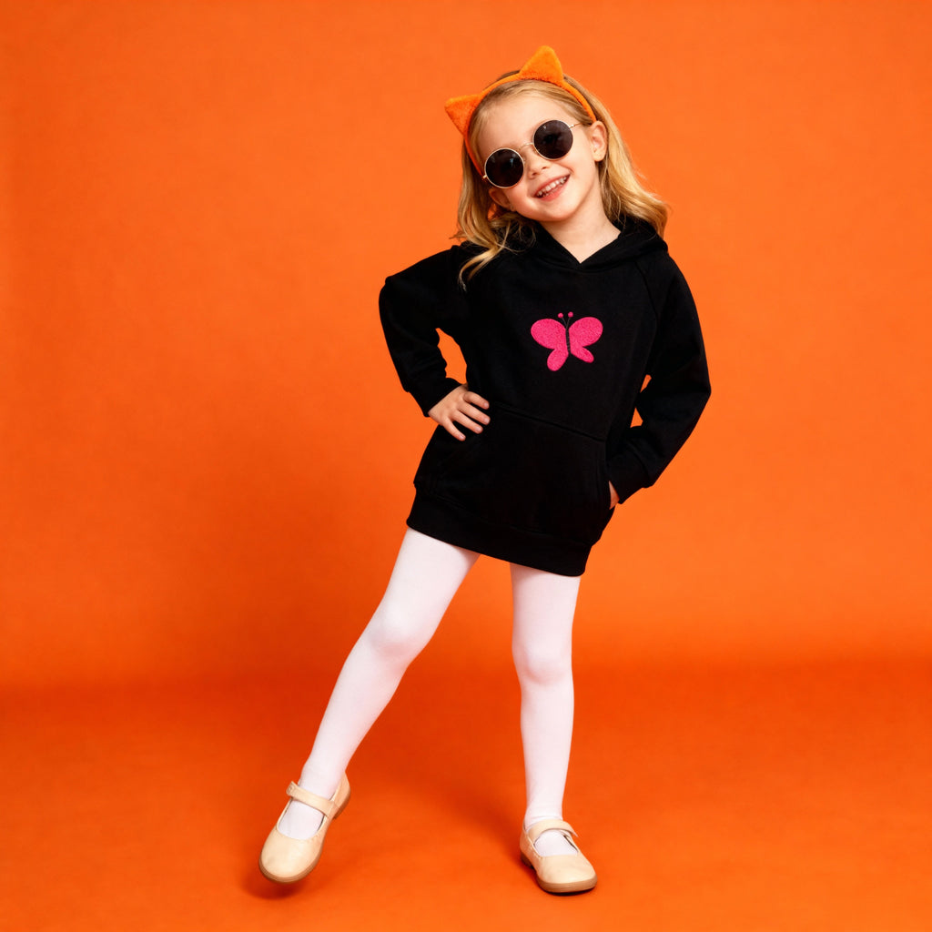 Sudadera Butterfly Glow - en algodón ecológico BüBe