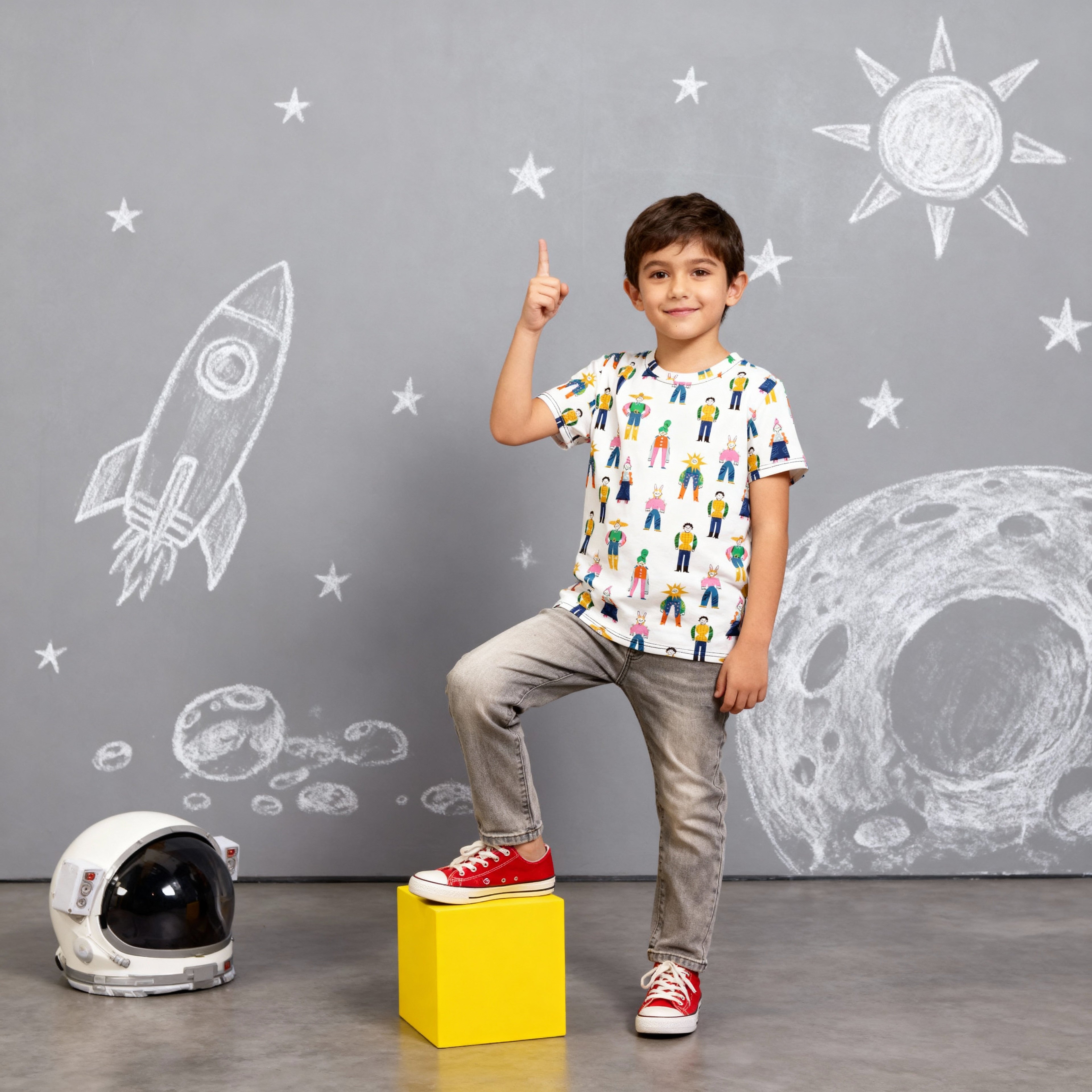 Camiseta infantil Personajes de Colores BüBe