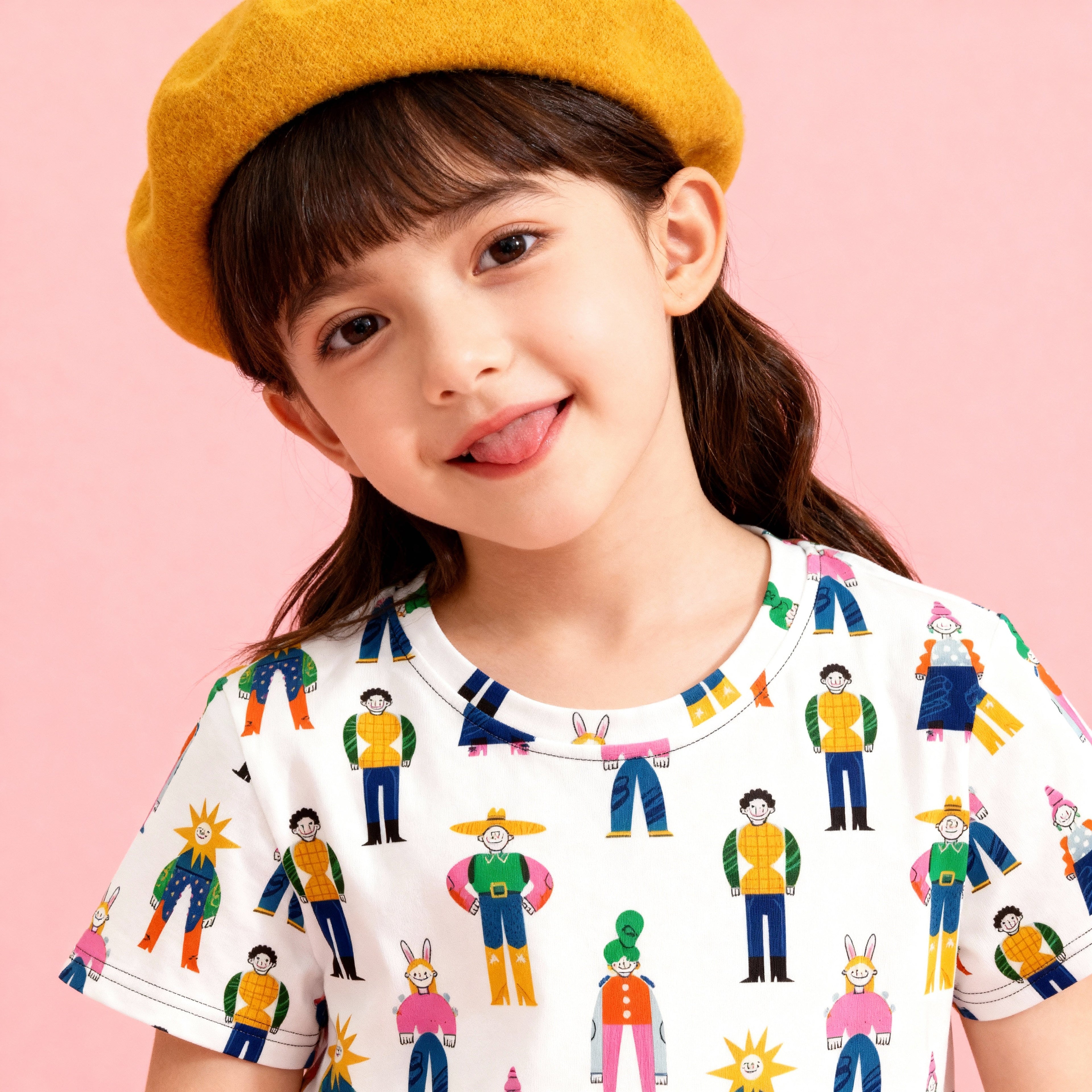 Camiseta infantil Personajes de Colores BüBe