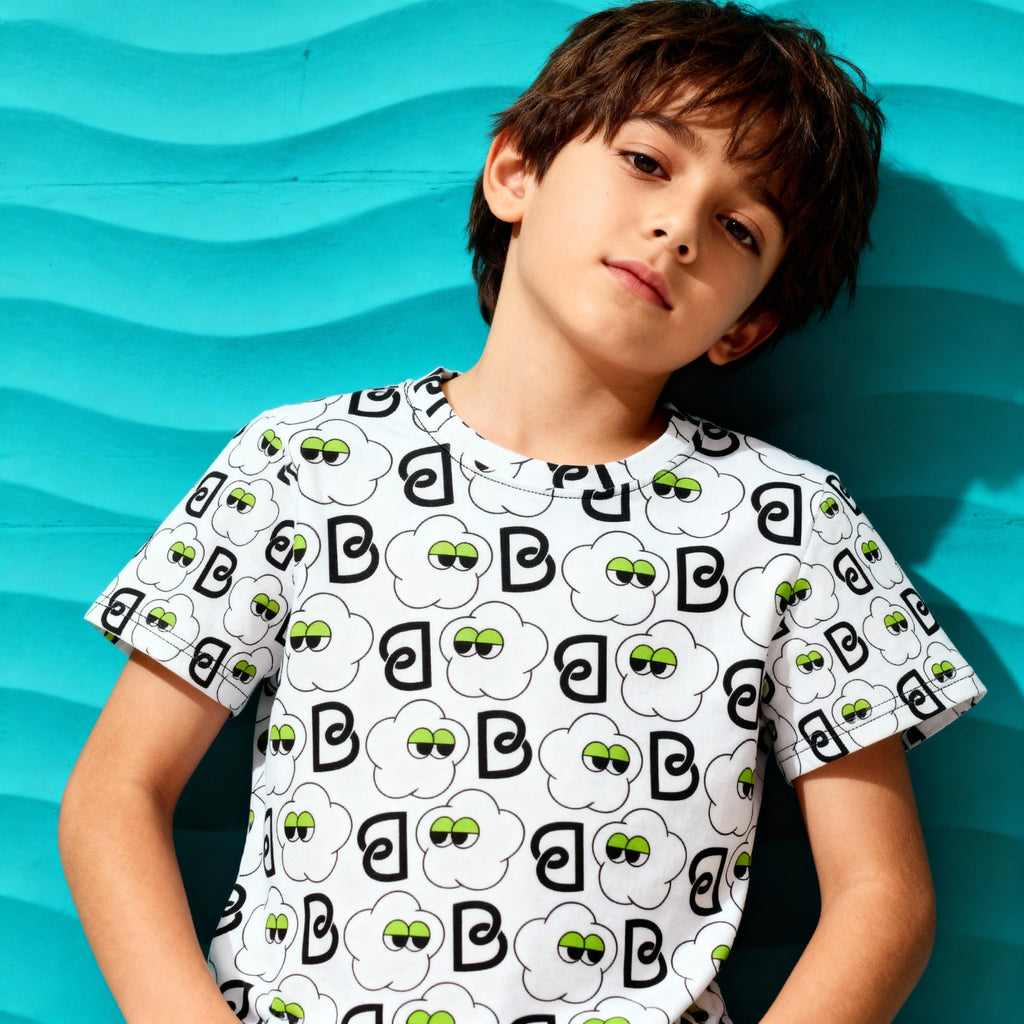 Camiseta cuello redondo niño - BüBe 