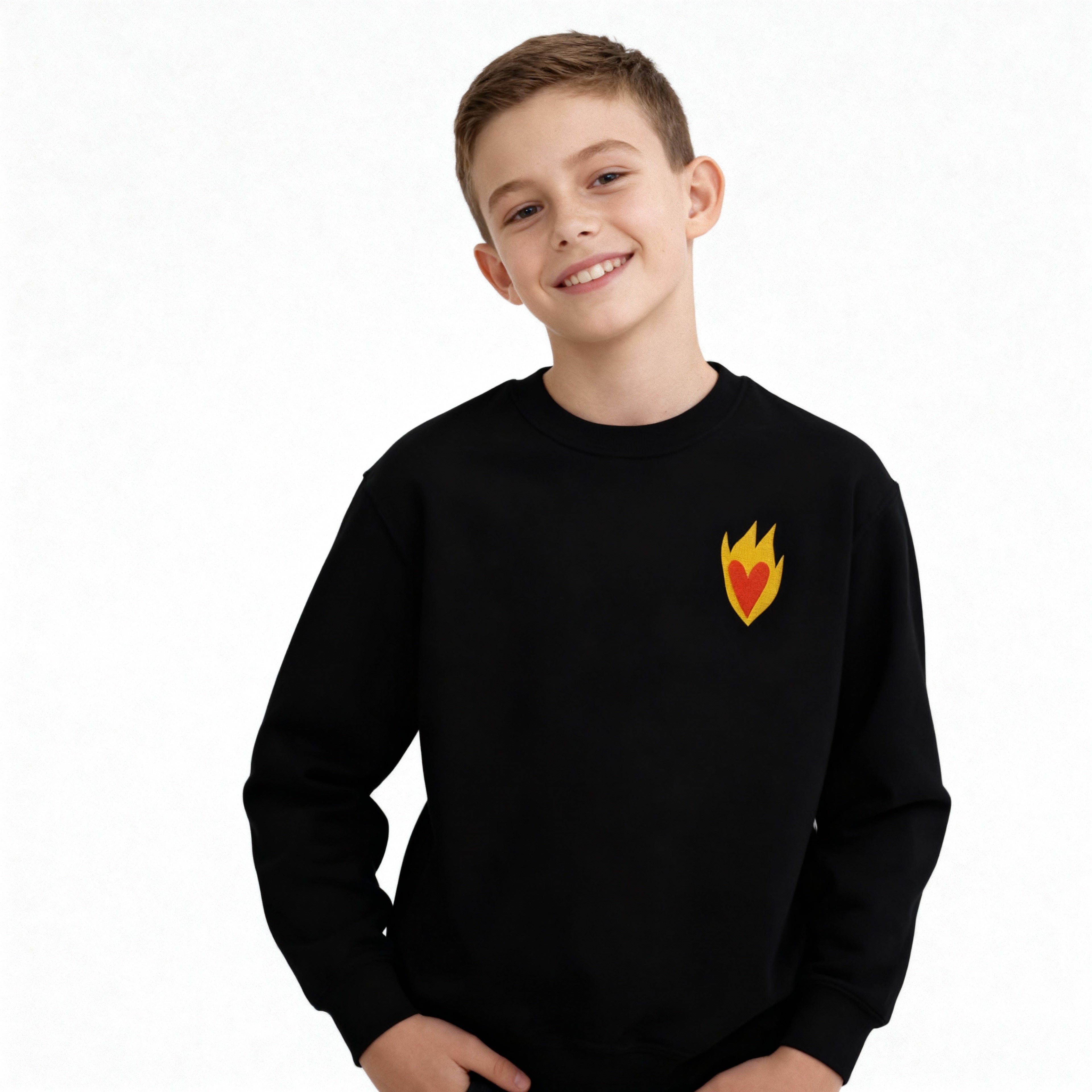 Sudadera Infantil Corazón - Bordado BüBe