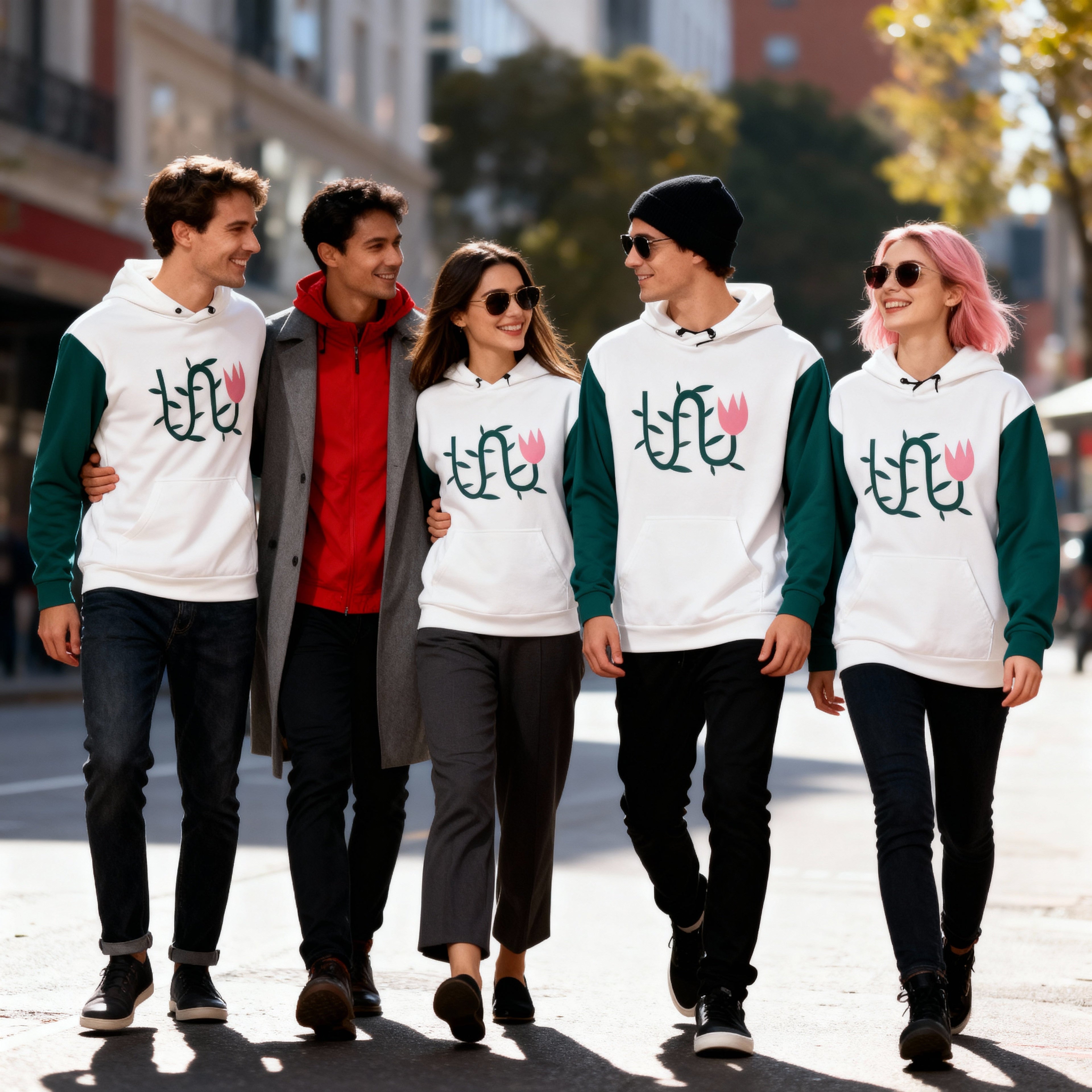 Sudadera Tulipán Marina BüBe