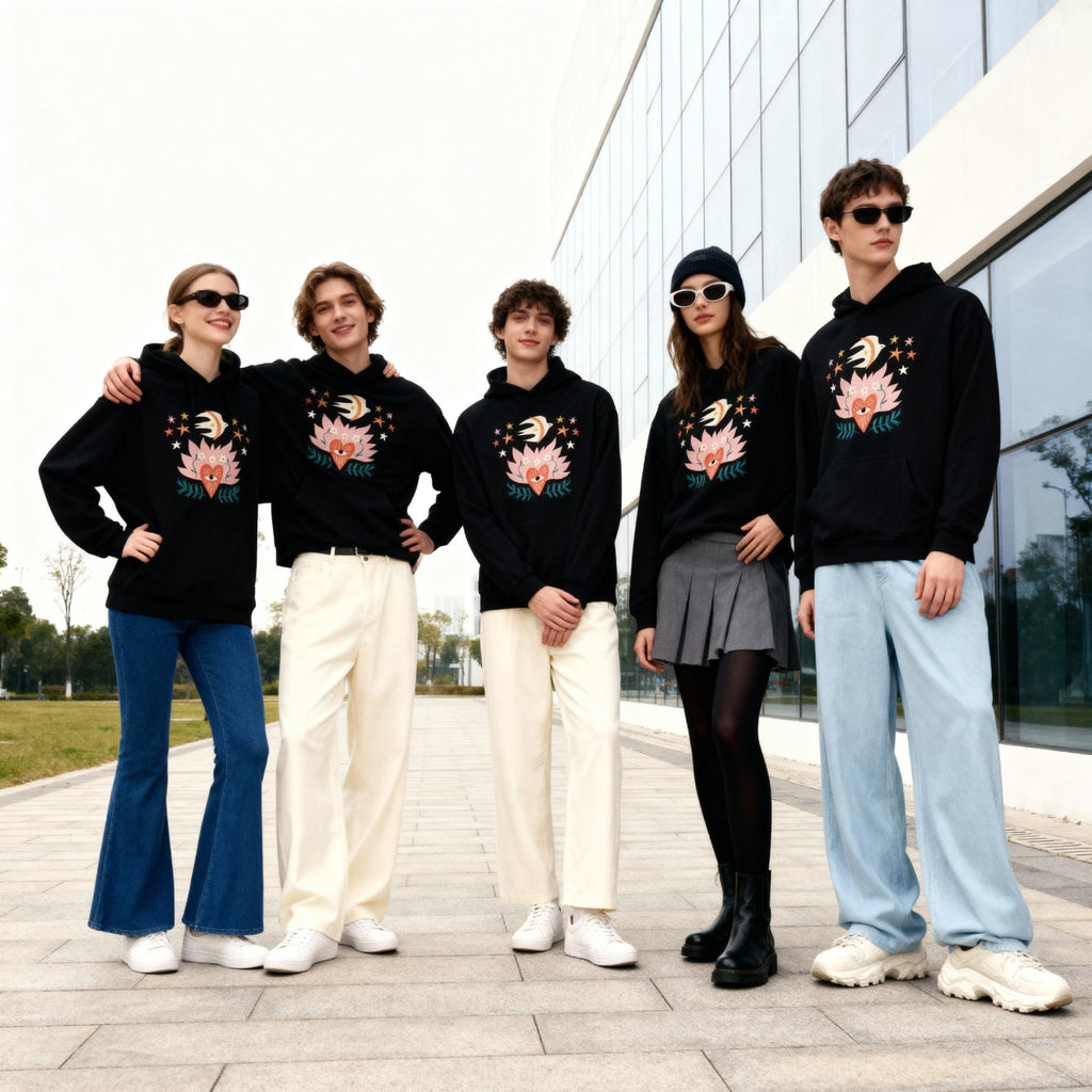 Sudadera Oversize Jardín Estelar BüBe