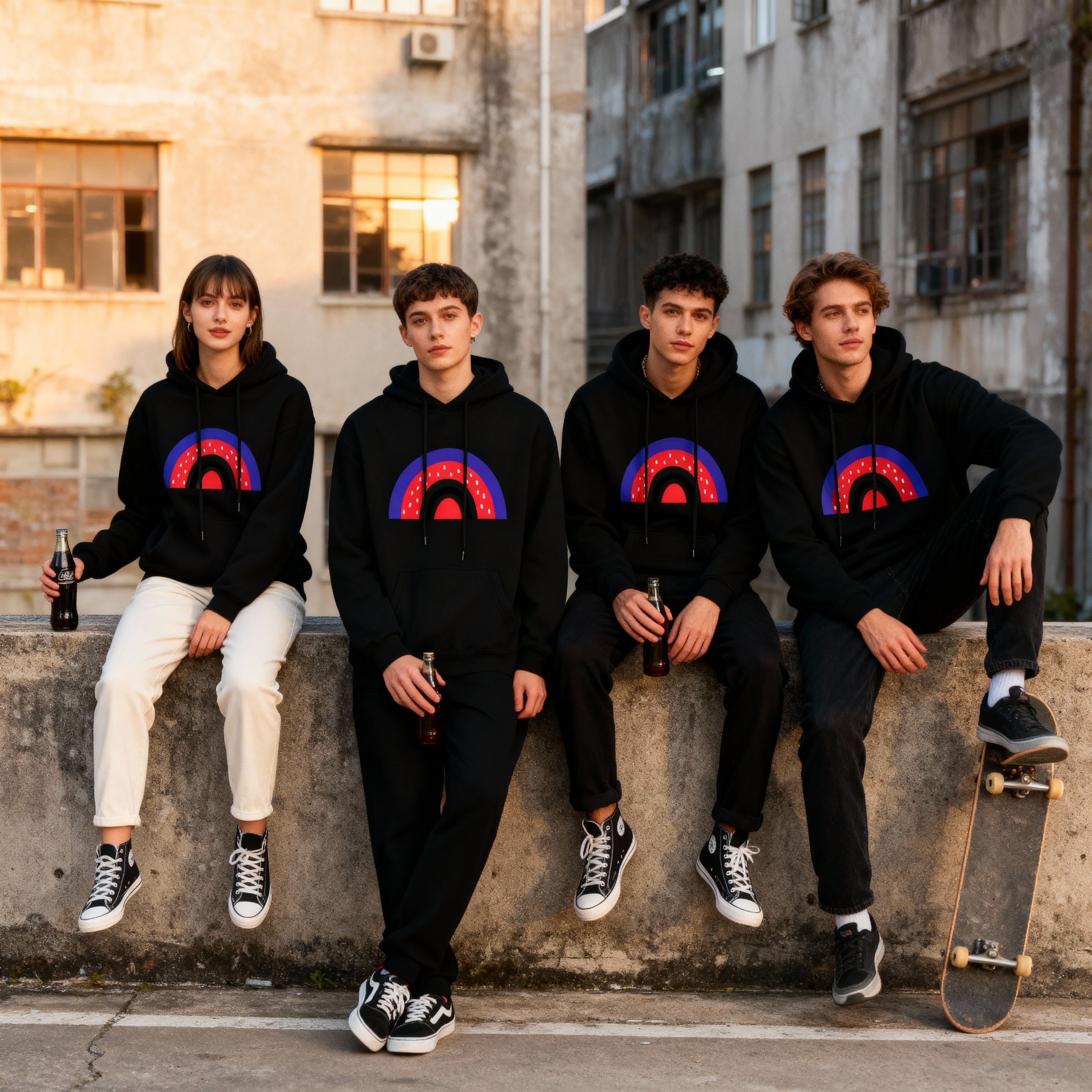 Sudadera Arco Eclipse Oversize BüBe