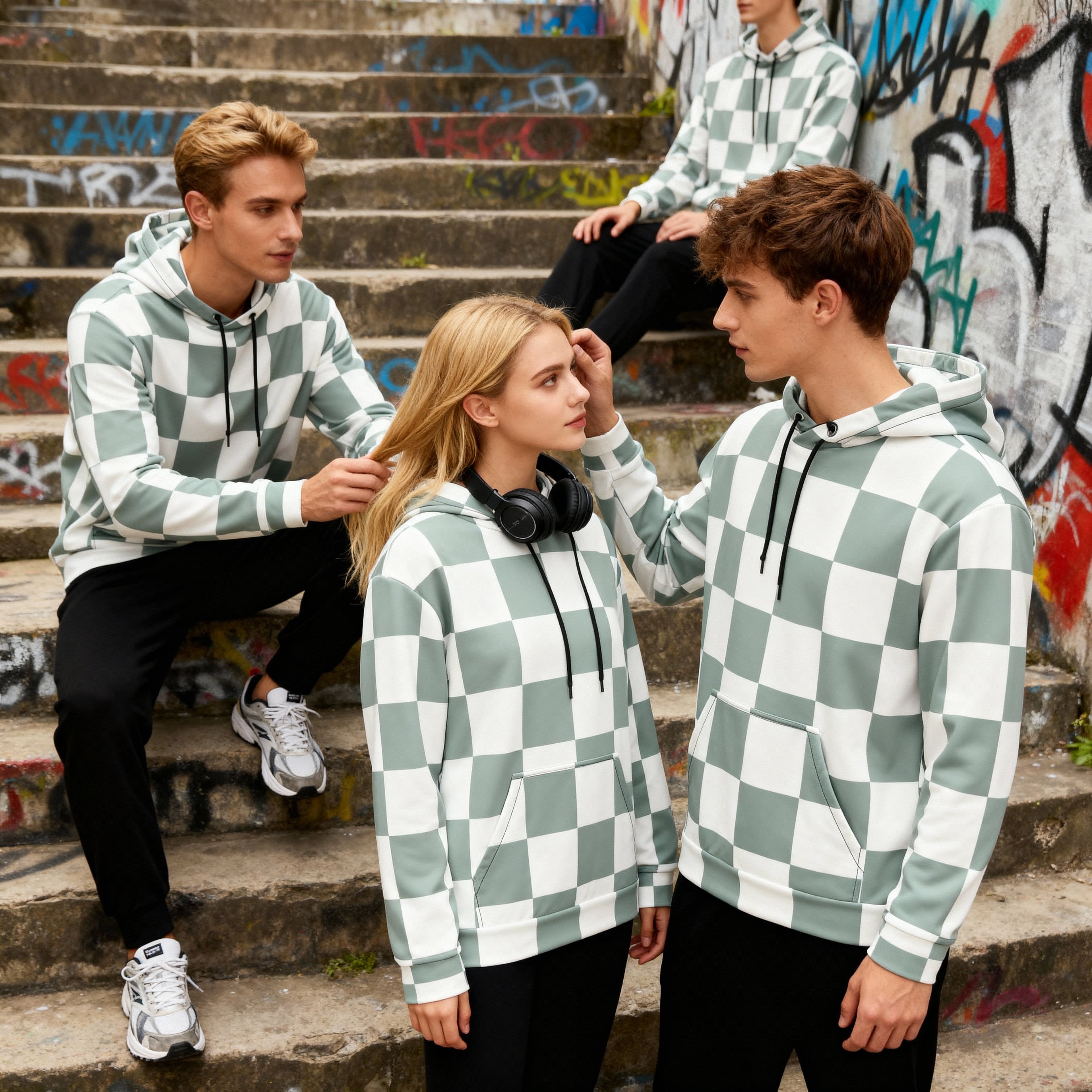 Sudadera Checker Flow BüBe