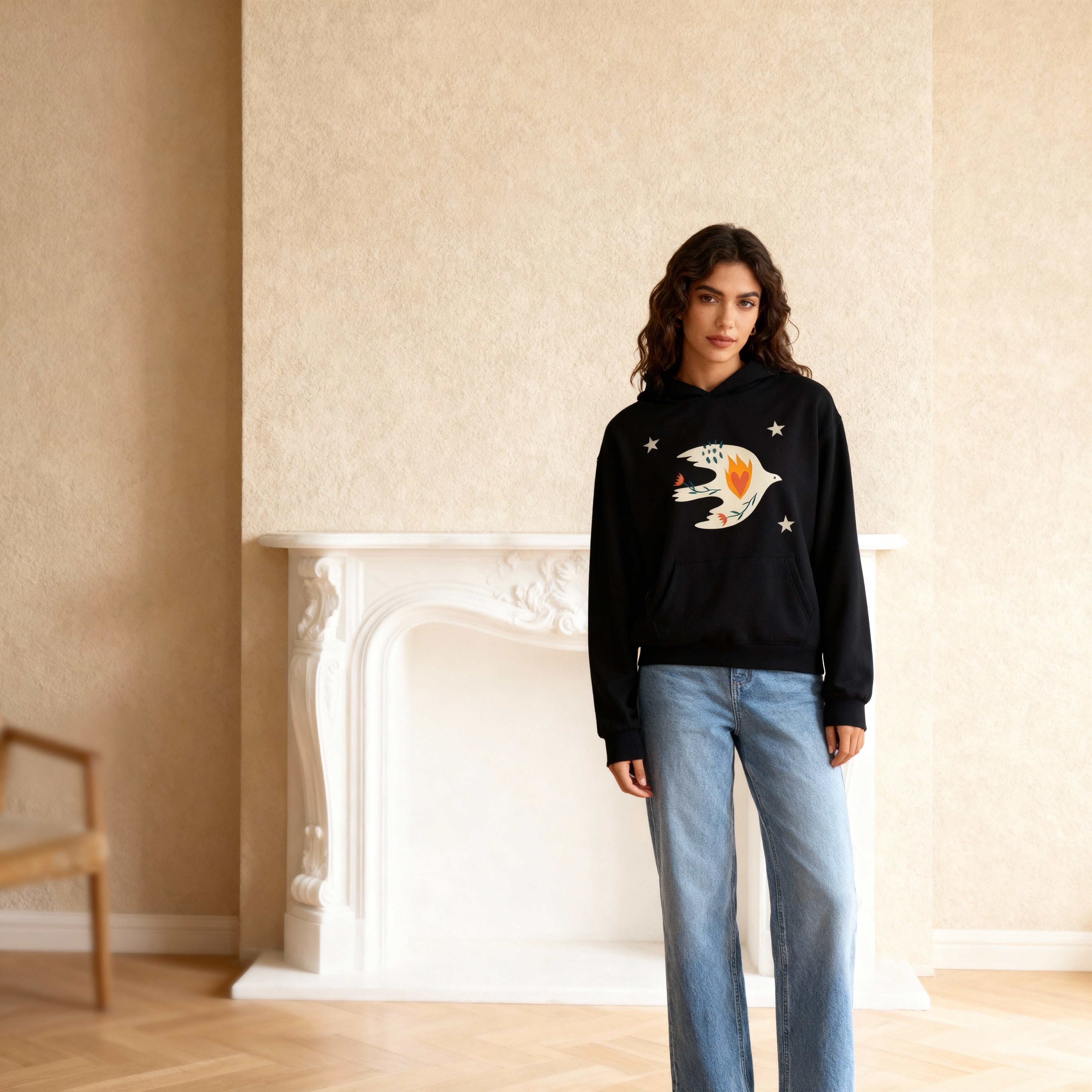 Sudadera oversize Koi Nocturno BüBe