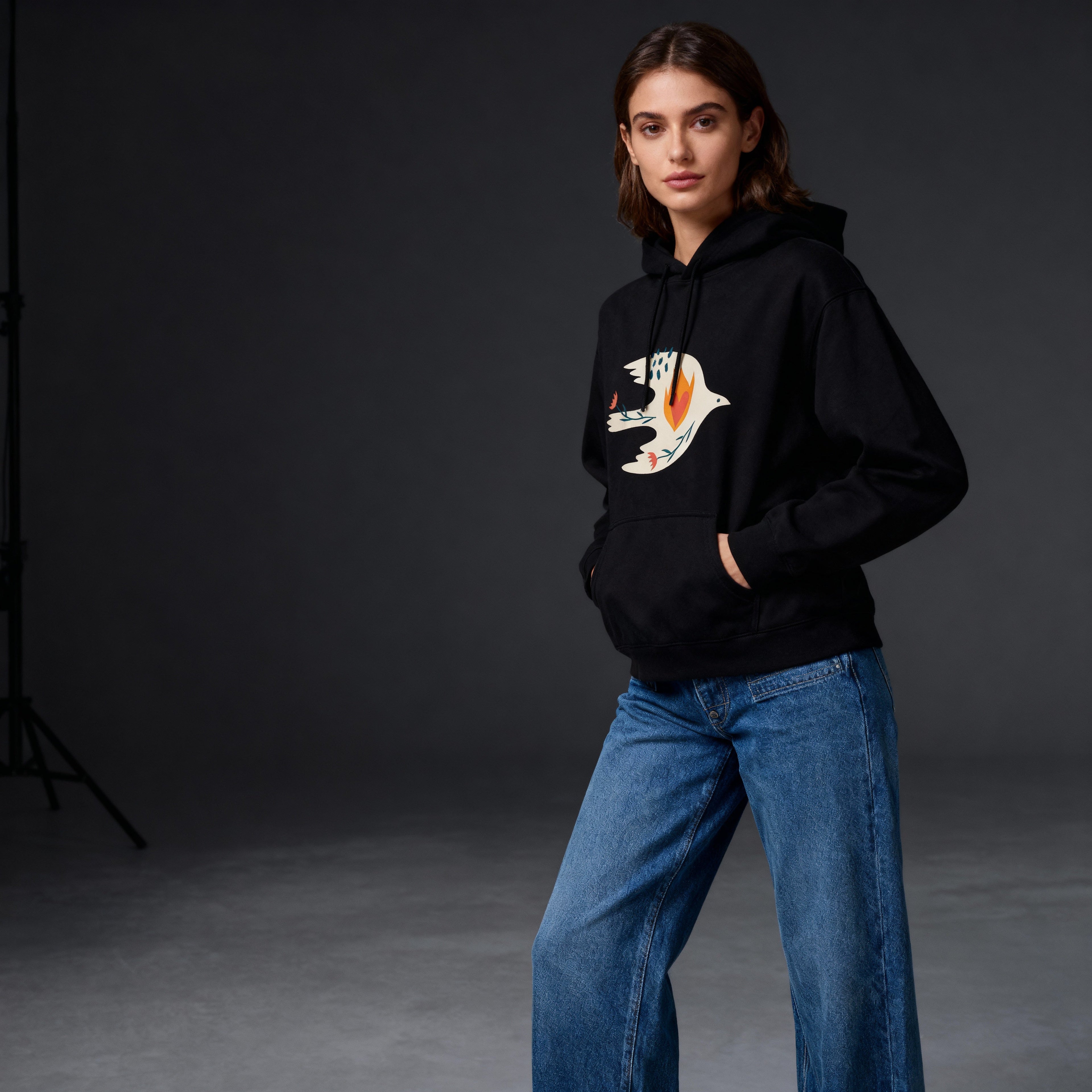 Sudadera oversize Koi Nocturno BüBe