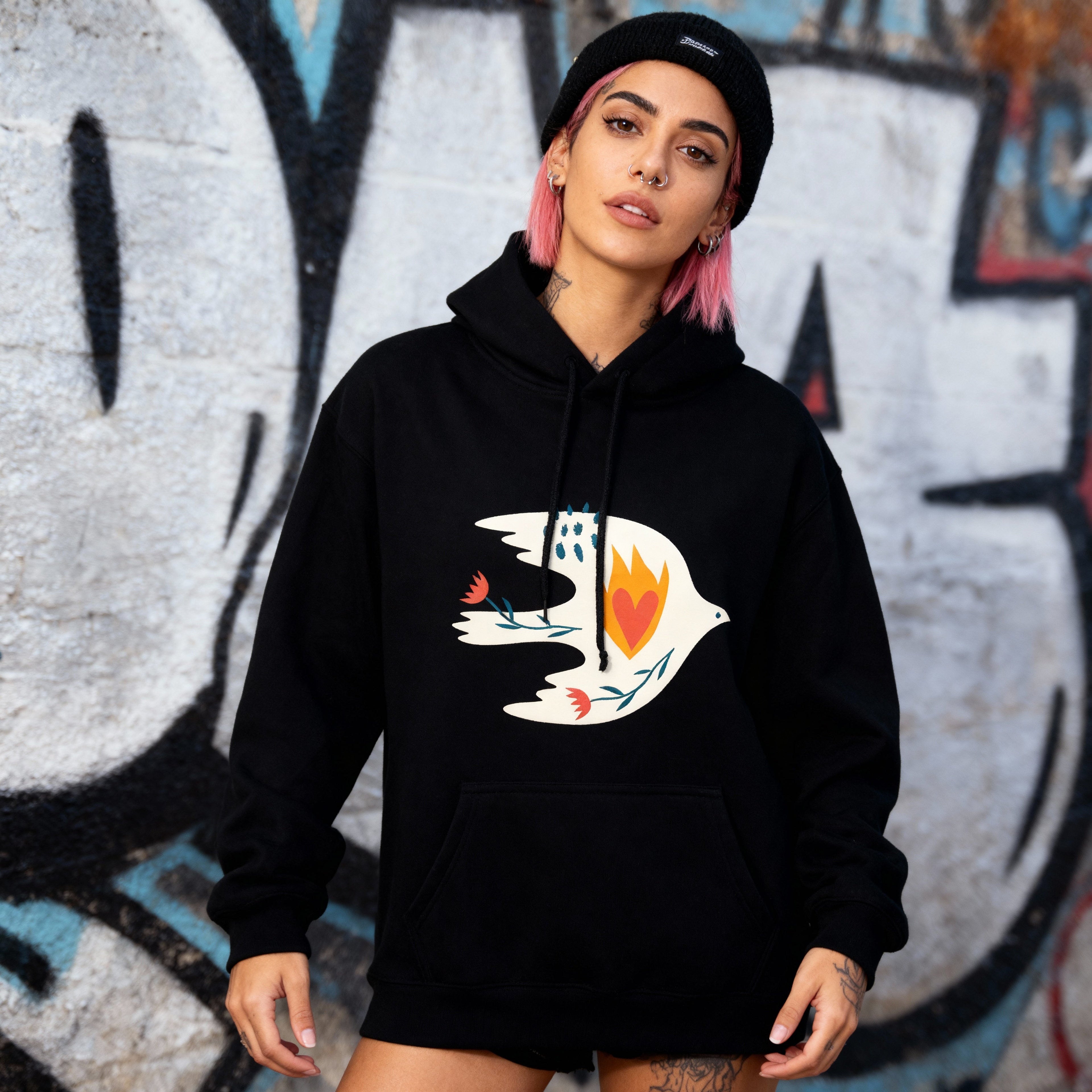 Sudadera oversize Koi Nocturno BüBe