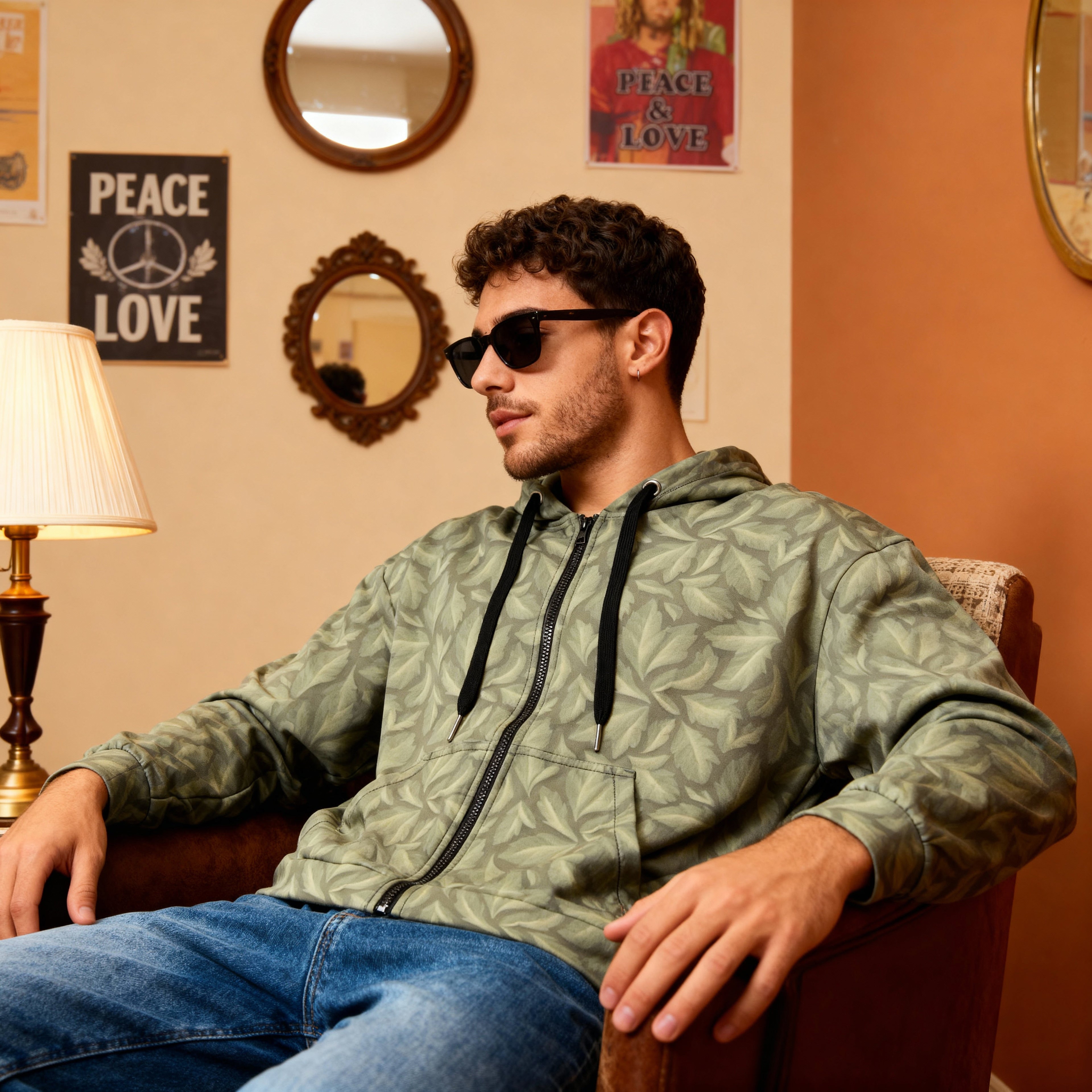 Sudadera con capucha y cremallera unisex BüBe