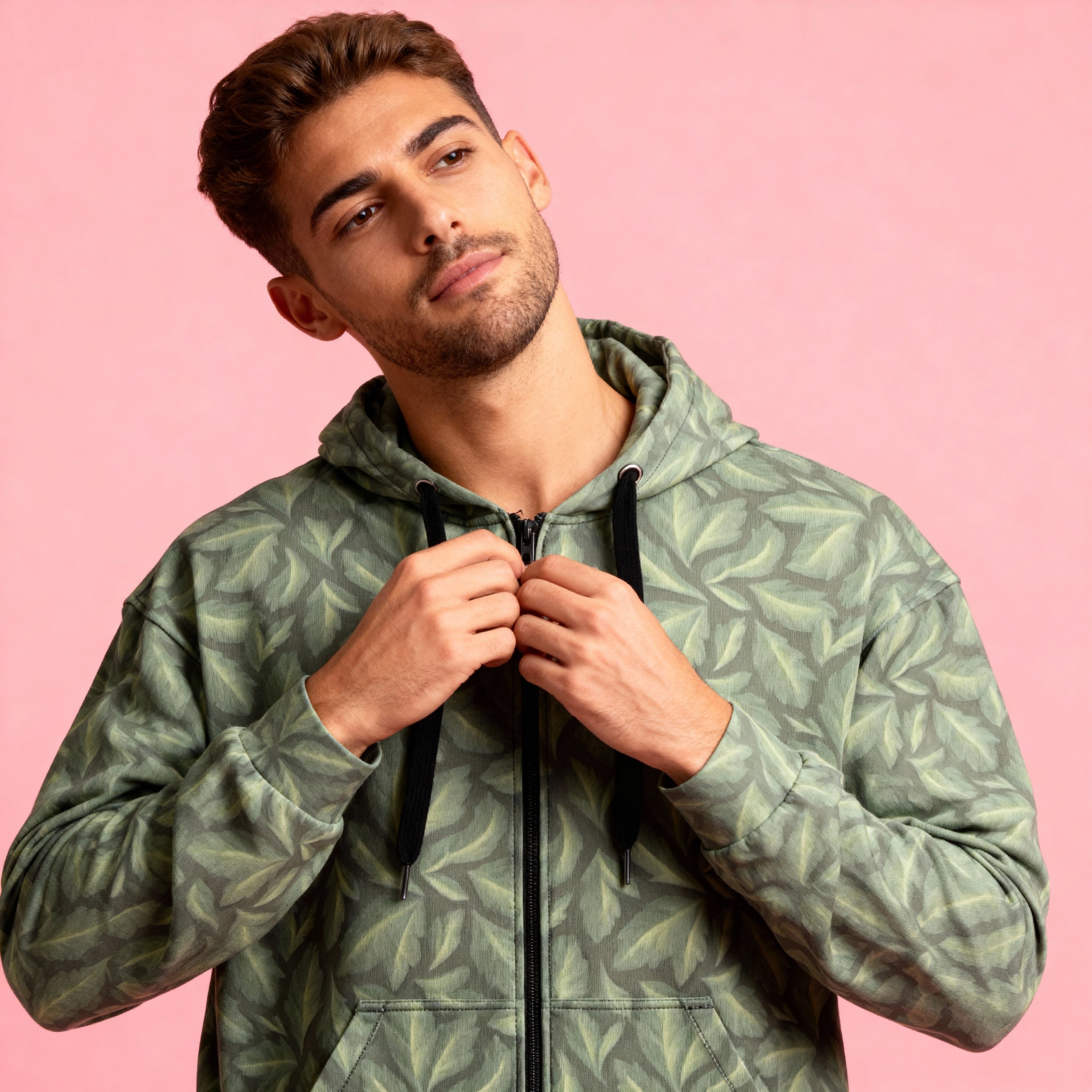 Sudadera con capucha y cremallera unisex BüBe