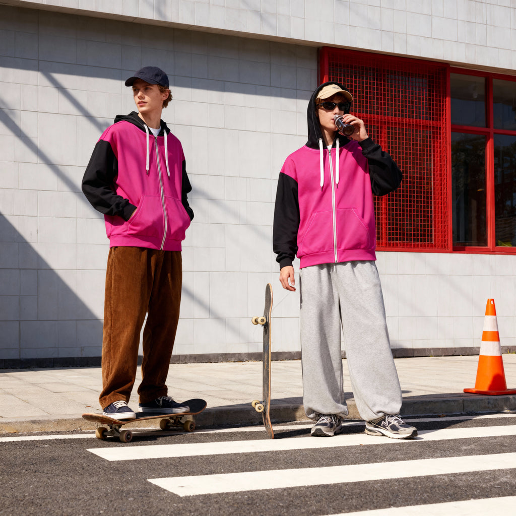 Sudadera Púlsar Fucsia