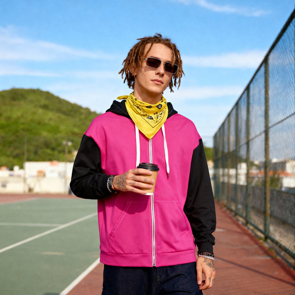 Sudadera Púlsar Fucsia