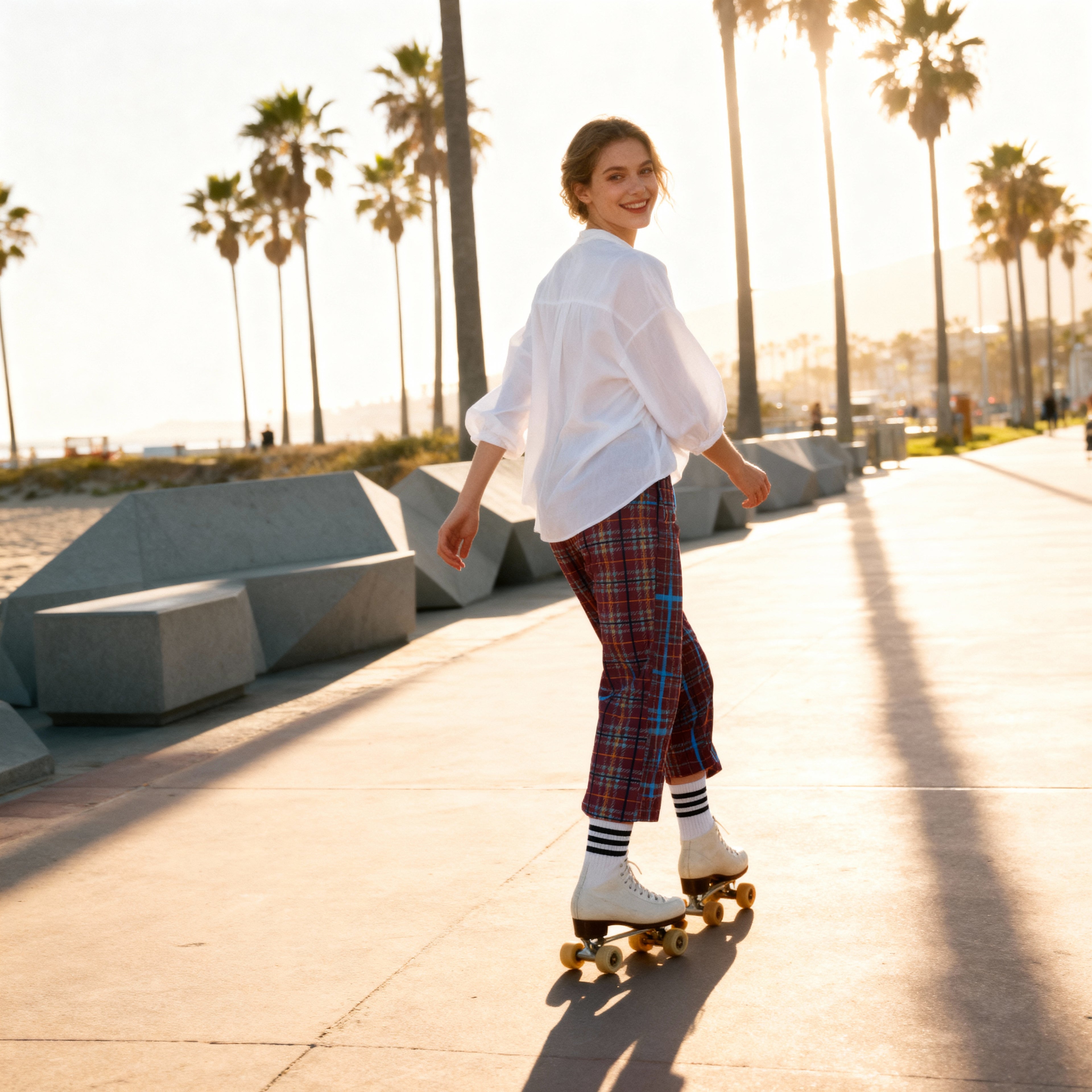 Pantalón Tartán Rubí